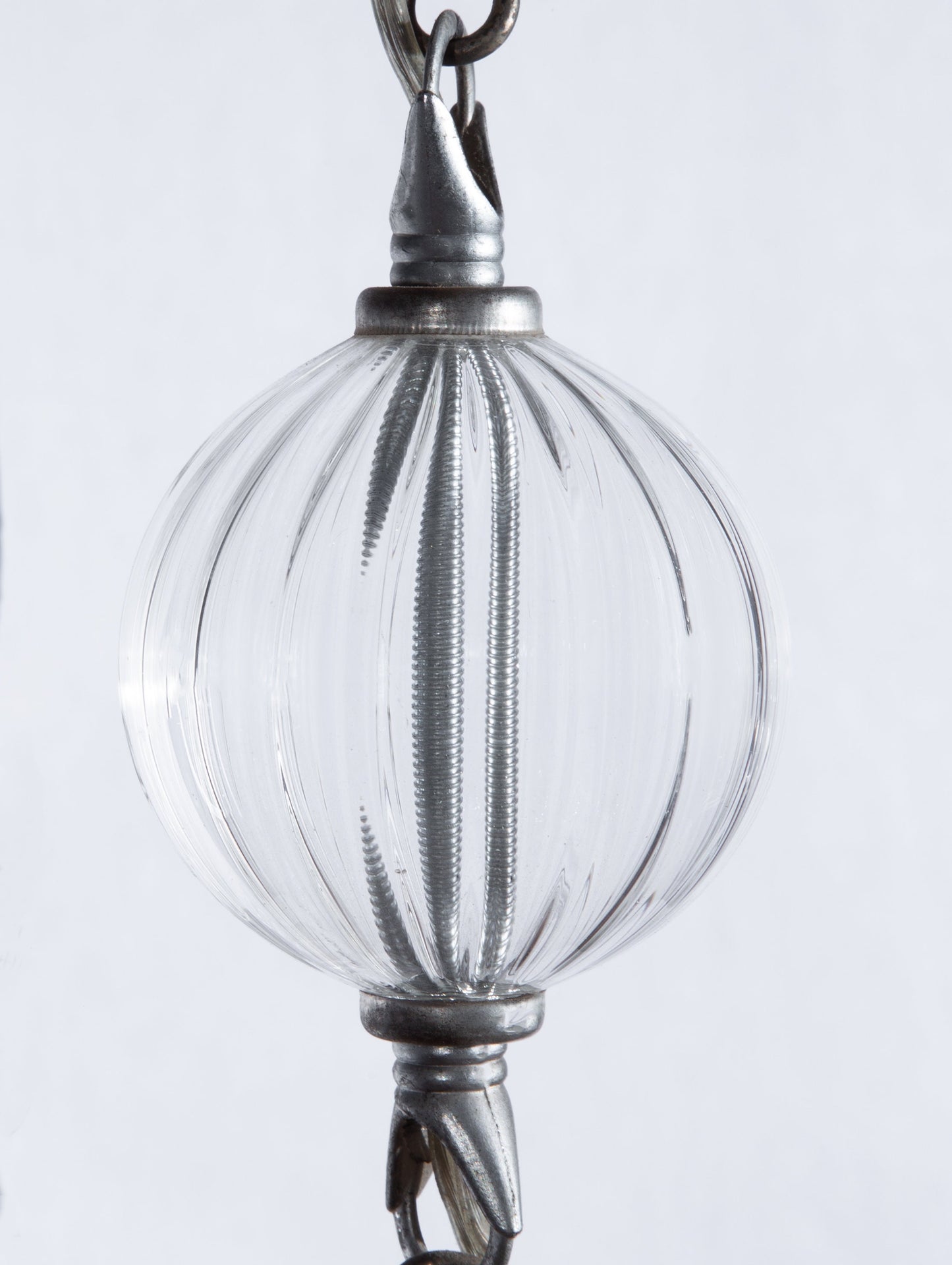 Set of 6 brass and glass pendant lighting chandelier pendant light, Ceiling lamp, chandelier ,Modern-blown-glass crystal light fixtures