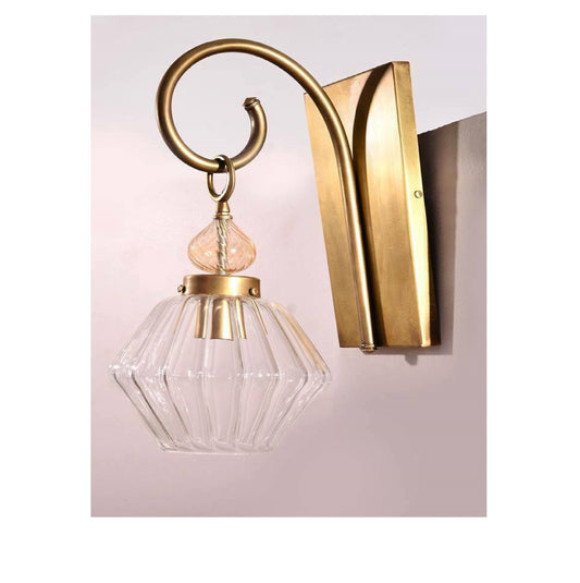 Kitchen , Bathroom sconces , living room and glassblowing Wall sconce lighting Modern decoration art style , brass material brass Fixture