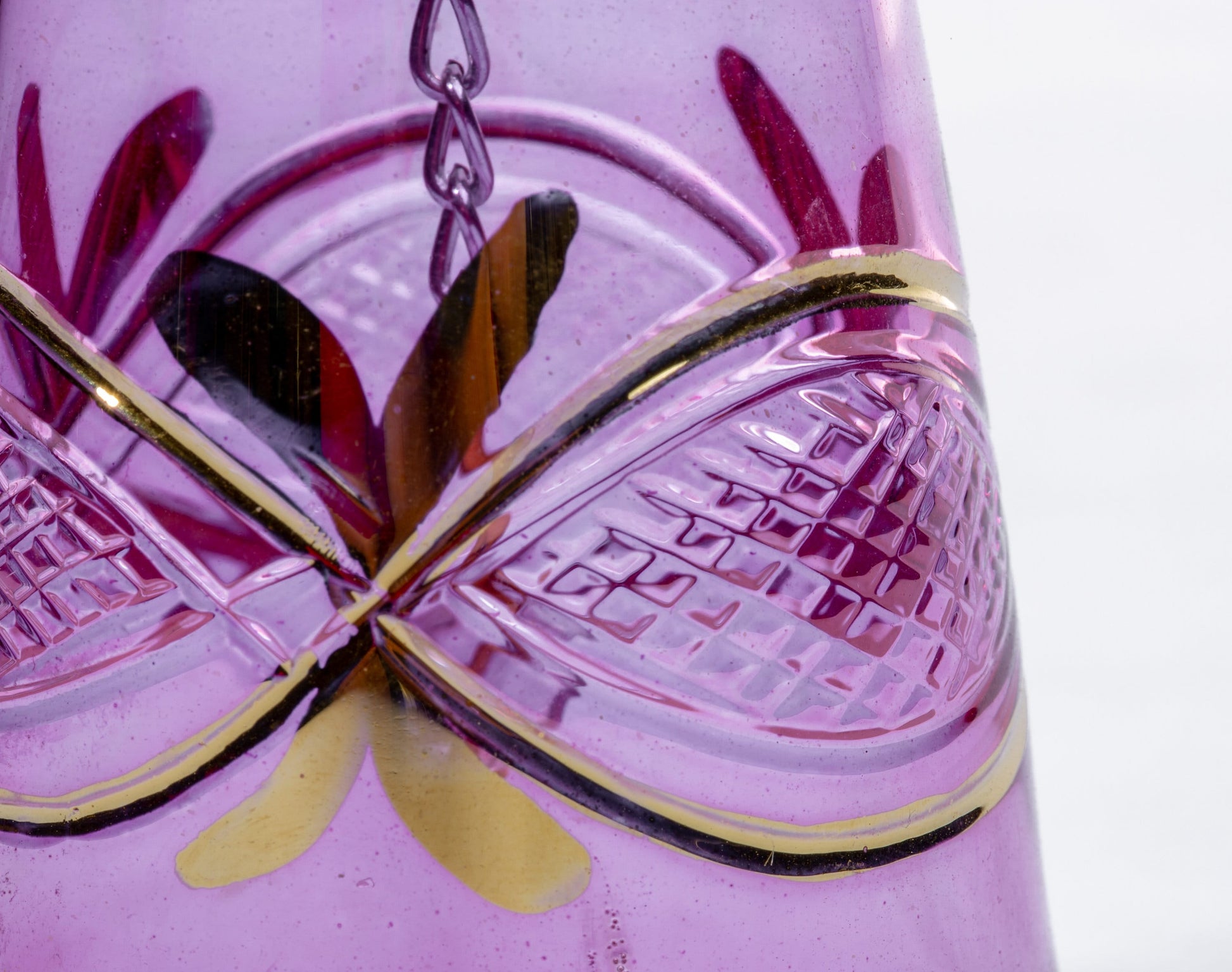 Christmas Bell engraved and trimmed with 14K Gold multicolor