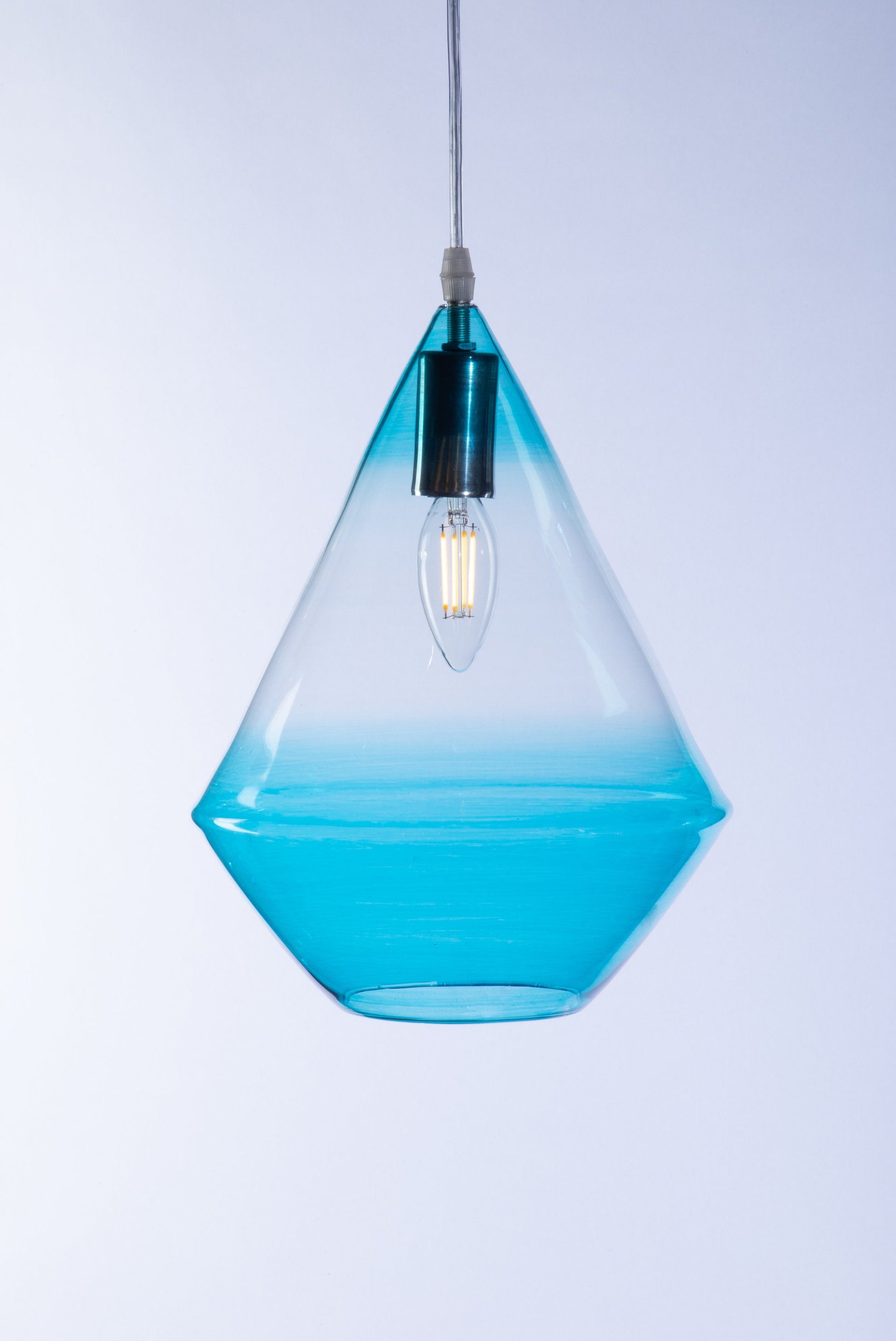 Gradient Blue Pendant Lighting For Home Decoration Chandelier Light and Lighting Art Glass and Lights Ceiling Light Fixtures