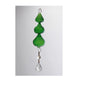 Egyptian ornaments Large Christmas tree Glass with Hanging Crystal GREEN COLOR.