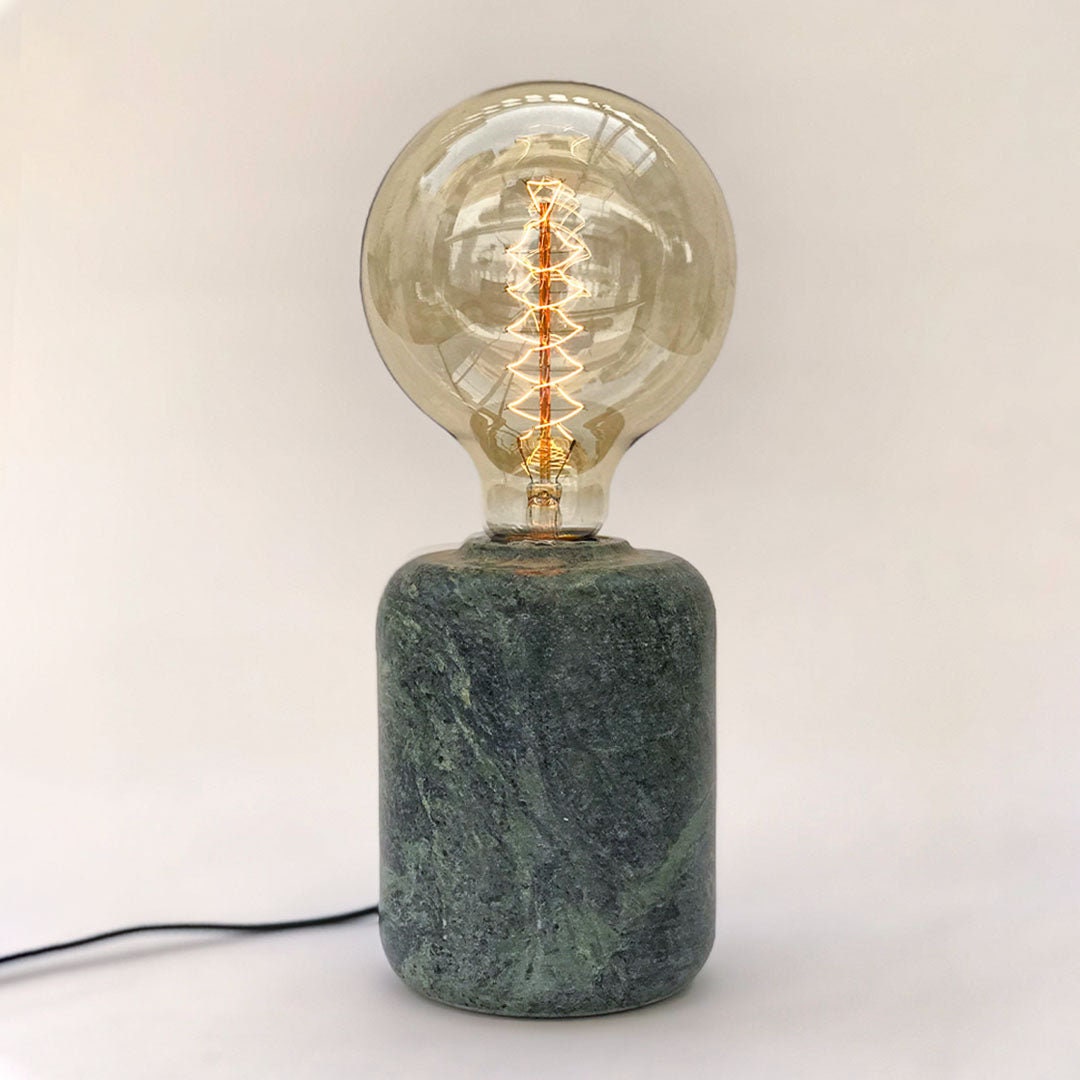 Custom Handmade Table lamp , Marble side lamp - Available in different colors