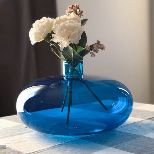 Custom Modern Vase Glass blown Vase ,Color