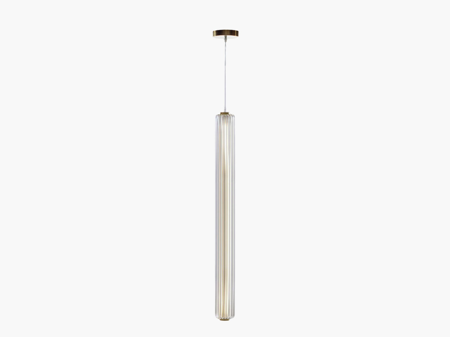 Modern Unique Industrial Hand Made Linear Illuminating Glass Blowing line pendant Could be module vertical or horizontal, Ceiling Light Deco