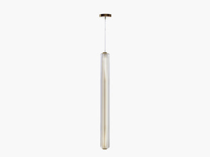 Modern Unique Industrial Hand Made Linear Illuminating Glass Blowing line pendant Could be module vertical or horizontal, Ceiling Light Deco