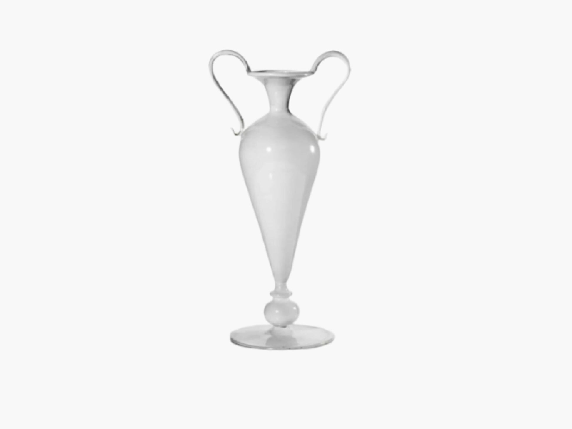 Vintage Antique White Vase Handmade Glass Antique style Design new, glass blown, special Flower Holder, Decoration