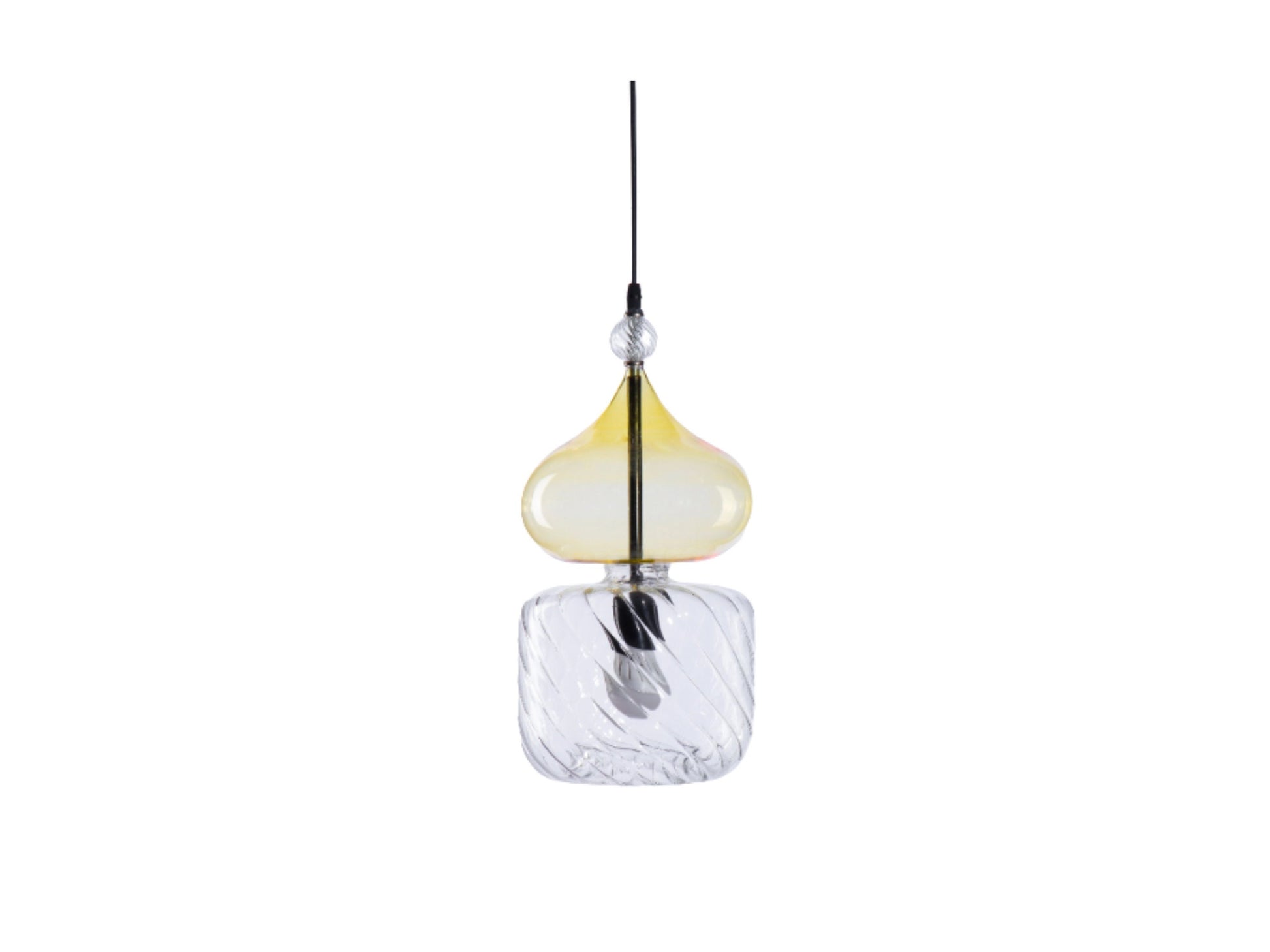 Fixtures ceiling Pendant lighting for home decoration chandelier light , lighting art glass and light fans recessed lighting Yellow amber