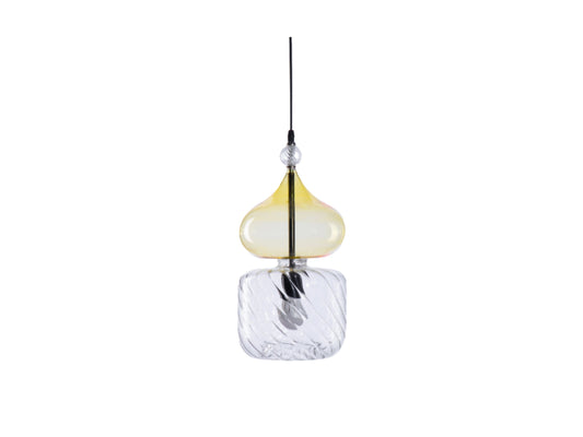 Fixtures ceiling Pendant lighting for home decoration chandelier light , lighting art glass and light fans recessed lighting Yellow amber