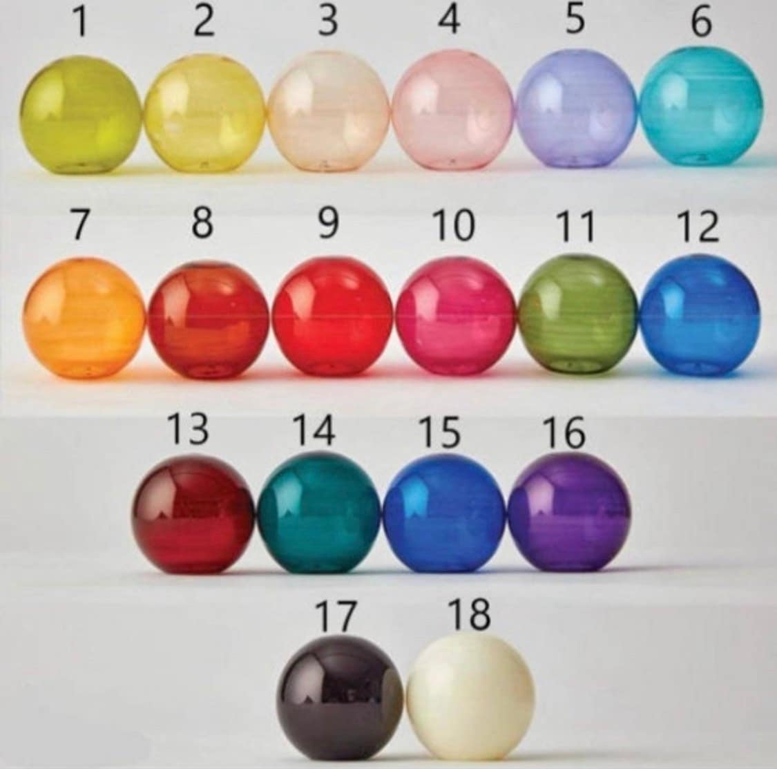 Set of 10 Christmas Ornaments ball for Christmas tree hand blown glass with many colours