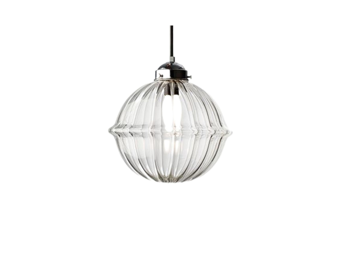 Modern Ribbed Pendant Light, Home Decoration Chandelier Light, Lighting Art Glass and Light Fixtures, Ceiling Fixtures, Black Pendent Light