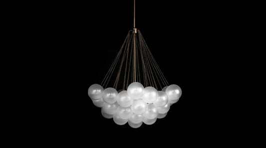 Cloud 19 Chandelier Light , Modern Pendant Light, hanging light Fixture, Glass Blown, Celing lamp, lighting for Home and office