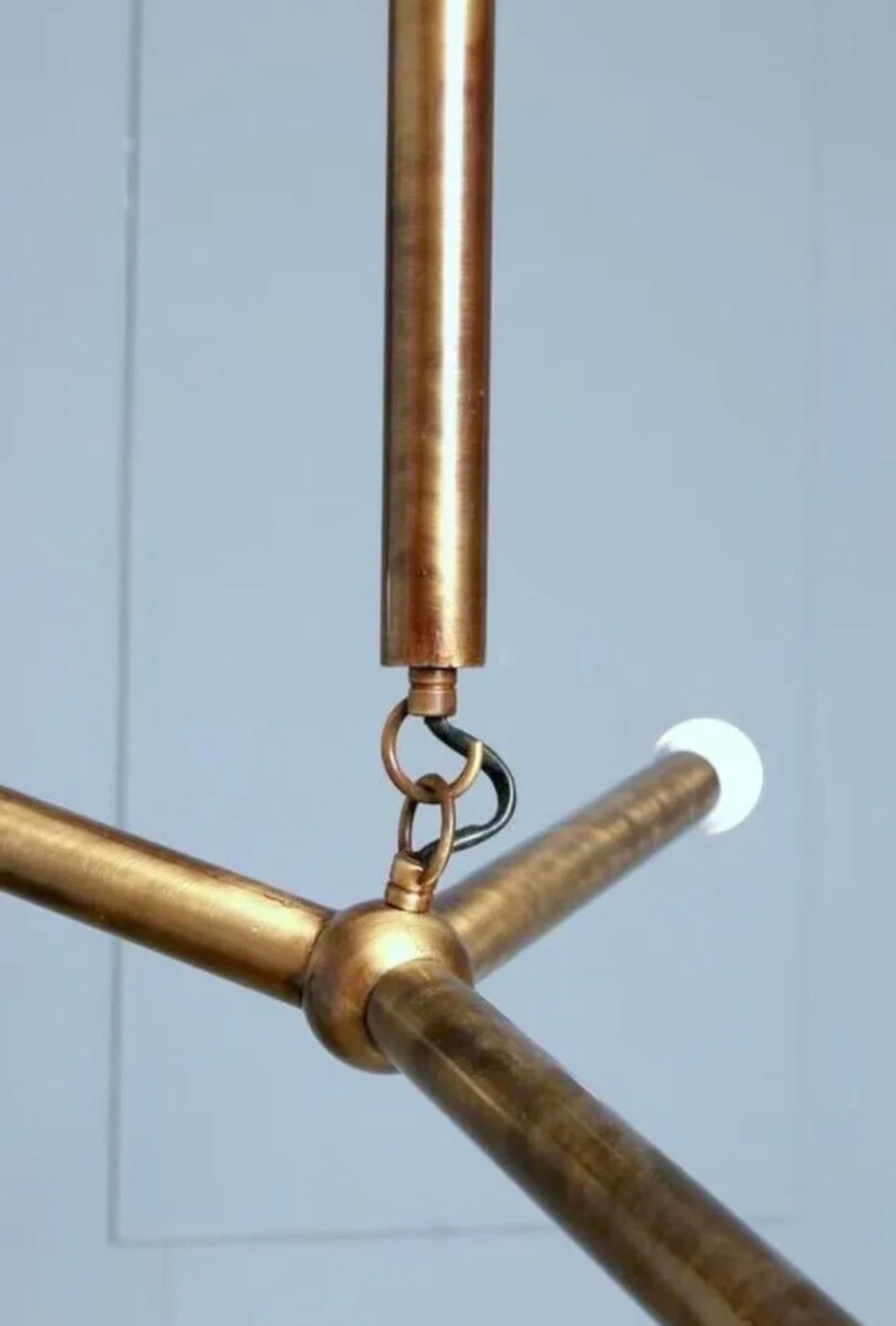 Arrow Pendant Light - 3 Custom Brass Tube Hanging Light - Modern Brass light Fixture - Ceiling Light Fixture - Pendant Lighting Fixture