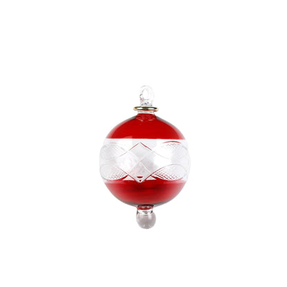 Christmas Glass ornament - Egyptian Glass valentine's day - Christmas and Wedding - Christmas Tree Glass Ornament - Handmade Christmas Gift