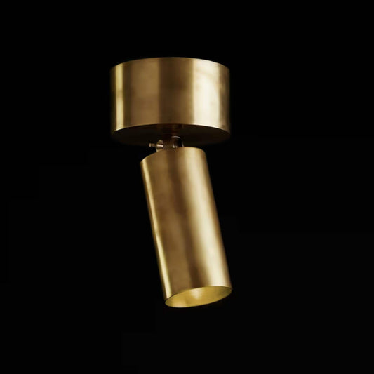 Cylinder Ceiling Light - Cylinder Downlight - Wall Modern Antique Brass light Fixture - Cylinder Sconce - Home & Office Decor- Handmade