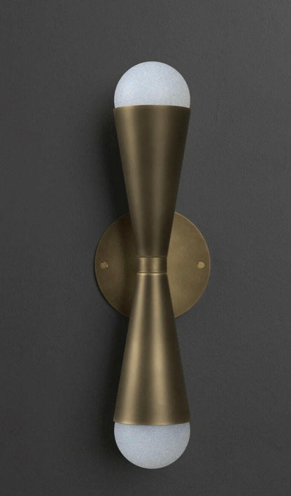 Mid Century Light Sconce - Wall Sconce Light - Brass Wall Lighting - Modern Brass Sconce - Wall Light Fixture - Side Bed Sconce - Custom