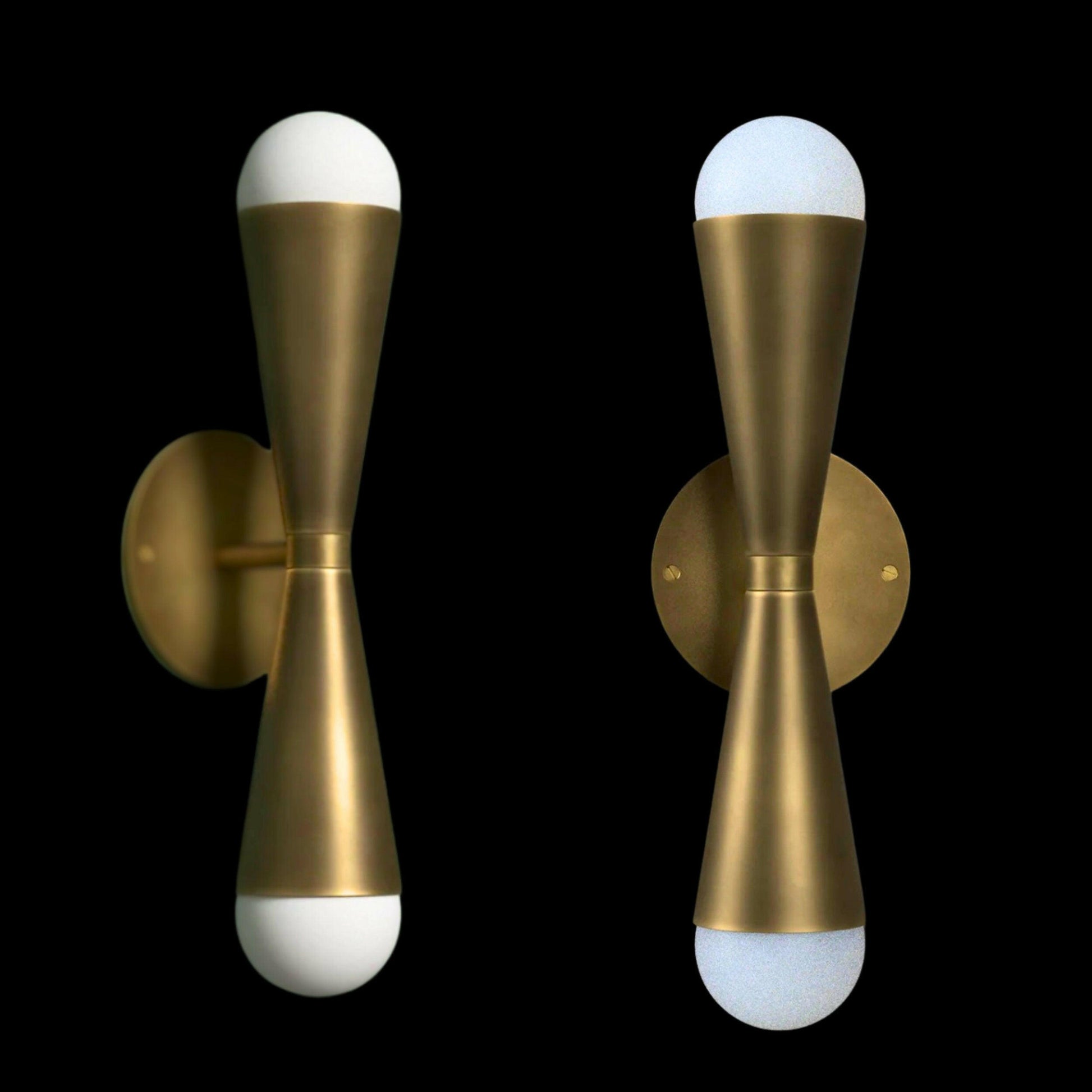 Mid Century Light Sconce - Wall Sconce Light - Brass Wall Lighting - Modern Brass Sconce - Wall Light Fixture - Side Bed Sconce - Custom