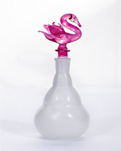 Flamengo Shape Decenter - Perfume Bottle With Stopper - Handmade Home Decor Decenter - BlownGlass Decenter - Handmade Gift - Decenter Bottle