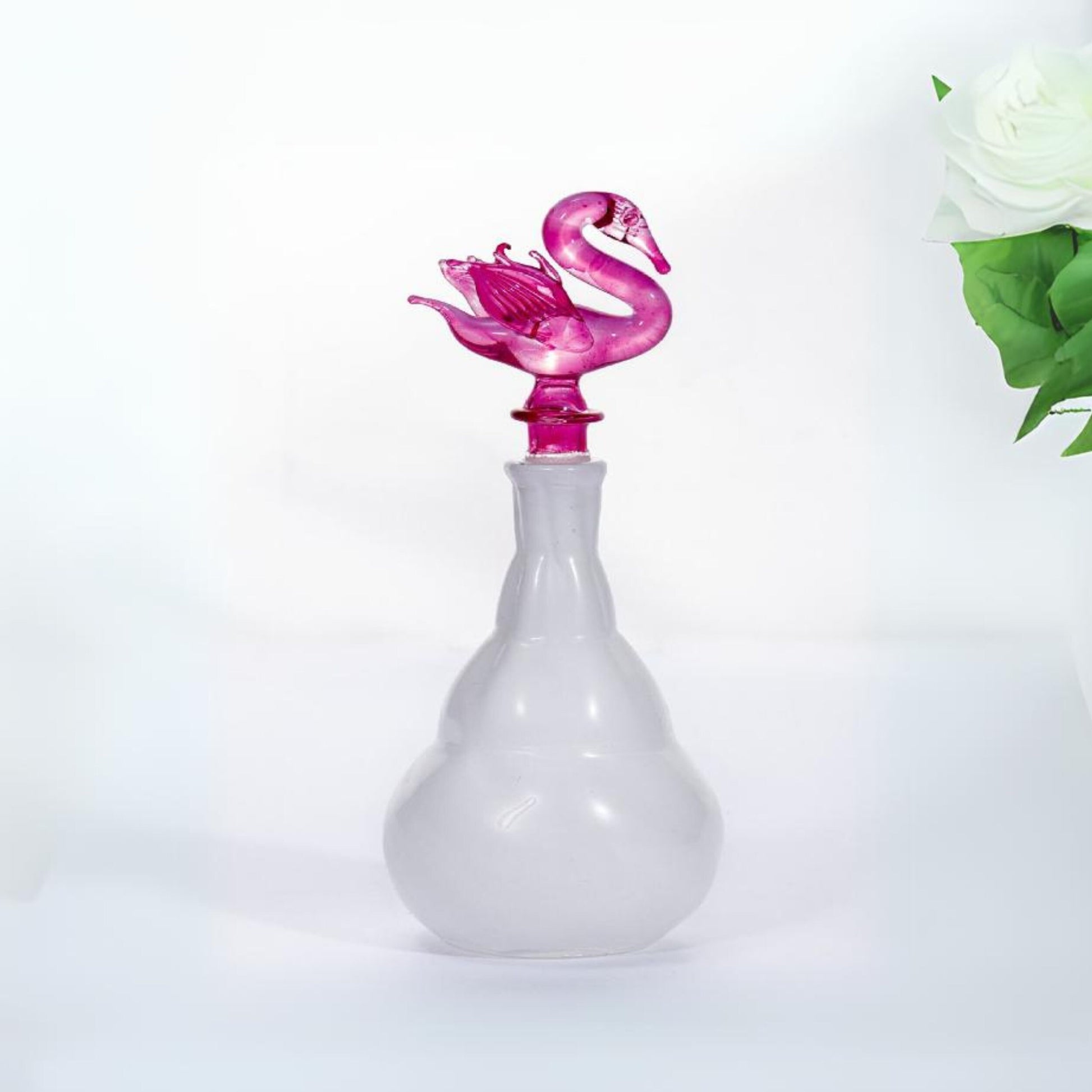 Flamengo Shape Decenter - Perfume Bottle With Stopper - Handmade Home Decor Decenter - BlownGlass Decenter - Handmade Gift - Decenter Bottle