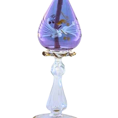 Oil Lamp Lantern - Hand Made Multicolor Oil Lamp - Oil Lamps for Indoor Use with Fire Control Knob - Kerosene Lamps - Glass Lantern