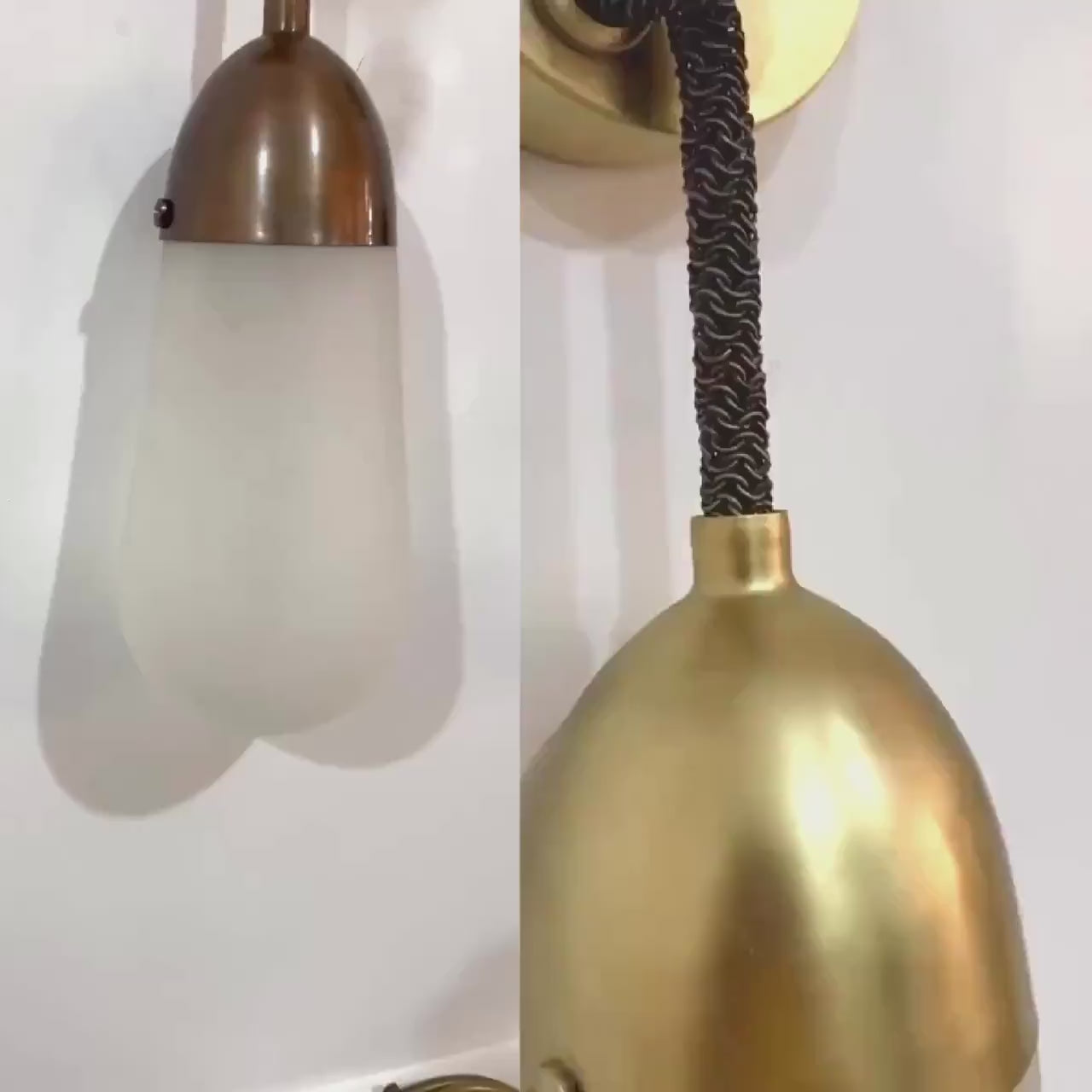 Custom Lariat Wall Sconce- Wall Light Fixture - Modern gold Wall sconce - Brass Wall  lighting - Home and office decoration -  Antique Light